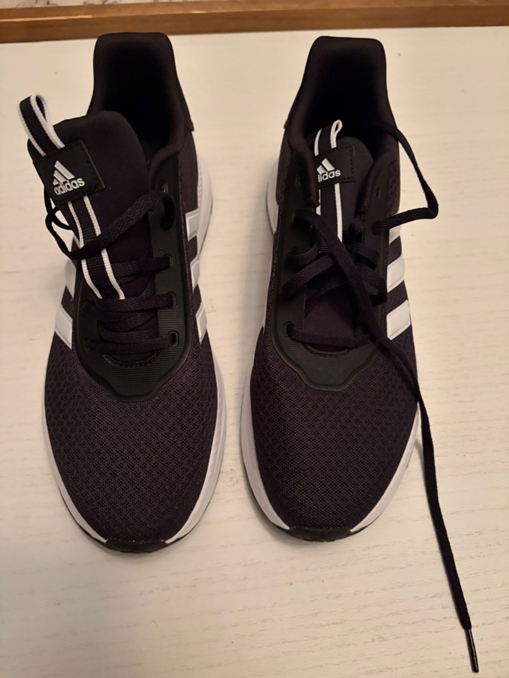 adidas Men’s Black and White Athletic Sneakers